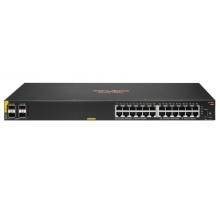 Коммутатор Aruba 6100 24G CL4 4SFP + Swich L2, 10/100/1000Base-T, 1G/10G SFP+, PoE