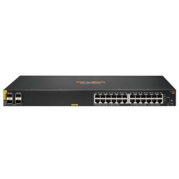 Коммутатор Aruba 6100 24G CL4 4SFP + Swich L2, 10/100/1000Base-T, 1G/10G SFP+, PoE