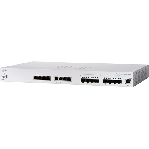 Коммутатор Cisco CBS350-16XTS, 8x10G RJ45, 8x10G SFP+, L2+