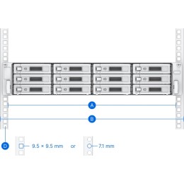 Комплект направляющих Synology RKS-02 1U/2U/3Uсерии carrming (BB-SYLKNE3E722A) V1.0