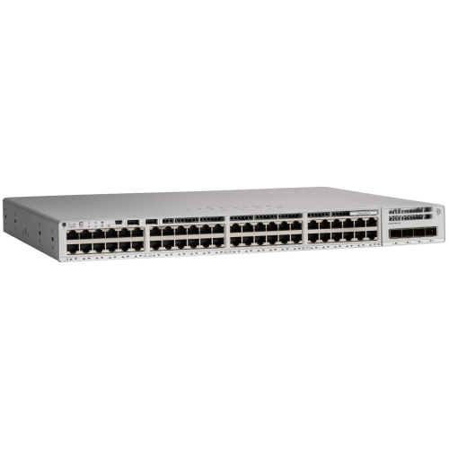 Коммутатор Cisco Catalyst C9300-48P-E, 48xGE, POE, L3