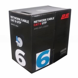 Кабель 2E - CAT 6 UTP, 305m (Blue)