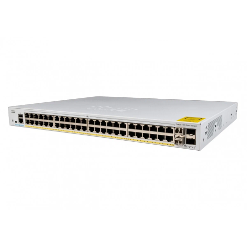 Коммутатор Cisco Catalyst C1000-48P-4X-L 48 port GE, POE, 4x10G SFP