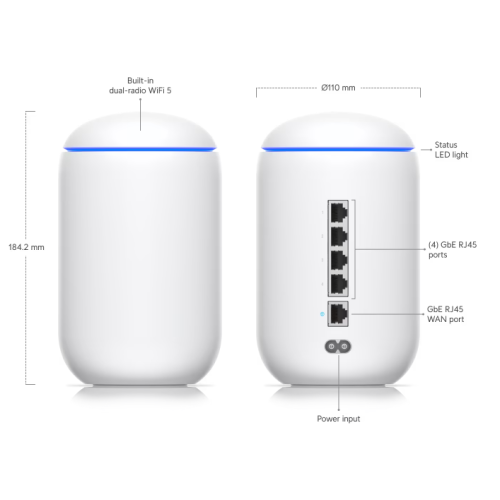 Маршрутизатор - UDM-EU Ubiquiti UniFi Dream Machine