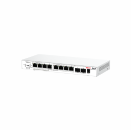 Коммутатор H3C Aolynk US110-8G2MF-HP, L2, PoE