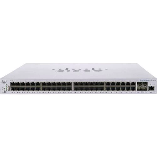 Коммутатор Cisco CBS250-48P-4X, 48xGE, 4x10G SFP+, POE, L2+